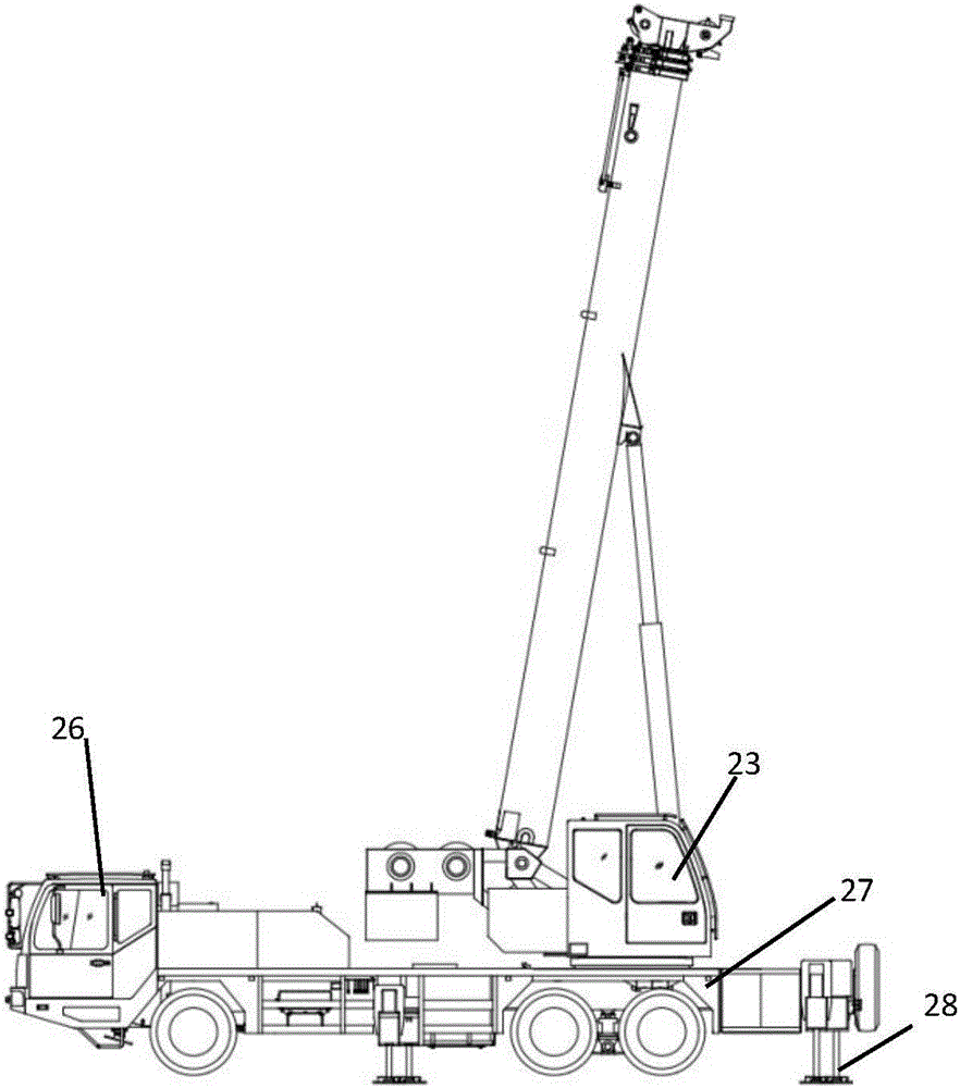 一種鉸接式輪胎起重機的製作方法