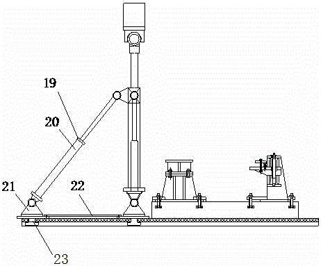 拖拉機(jī)防護(hù)裝置強(qiáng)度試驗(yàn)臺(tái)的壓垮裝置的制作方法