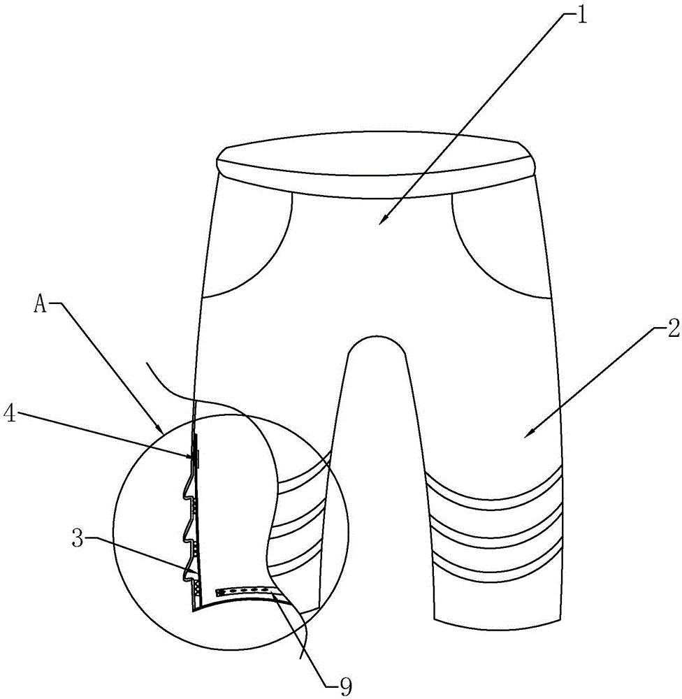 一種休閑褲子的制作方法與工藝