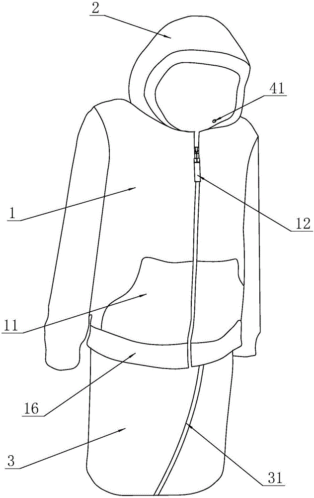 轻便、御寒的秋冬套装的制作方法与工艺