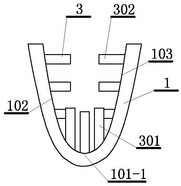 一种抛物面槽口牙刷的制作方法与工艺