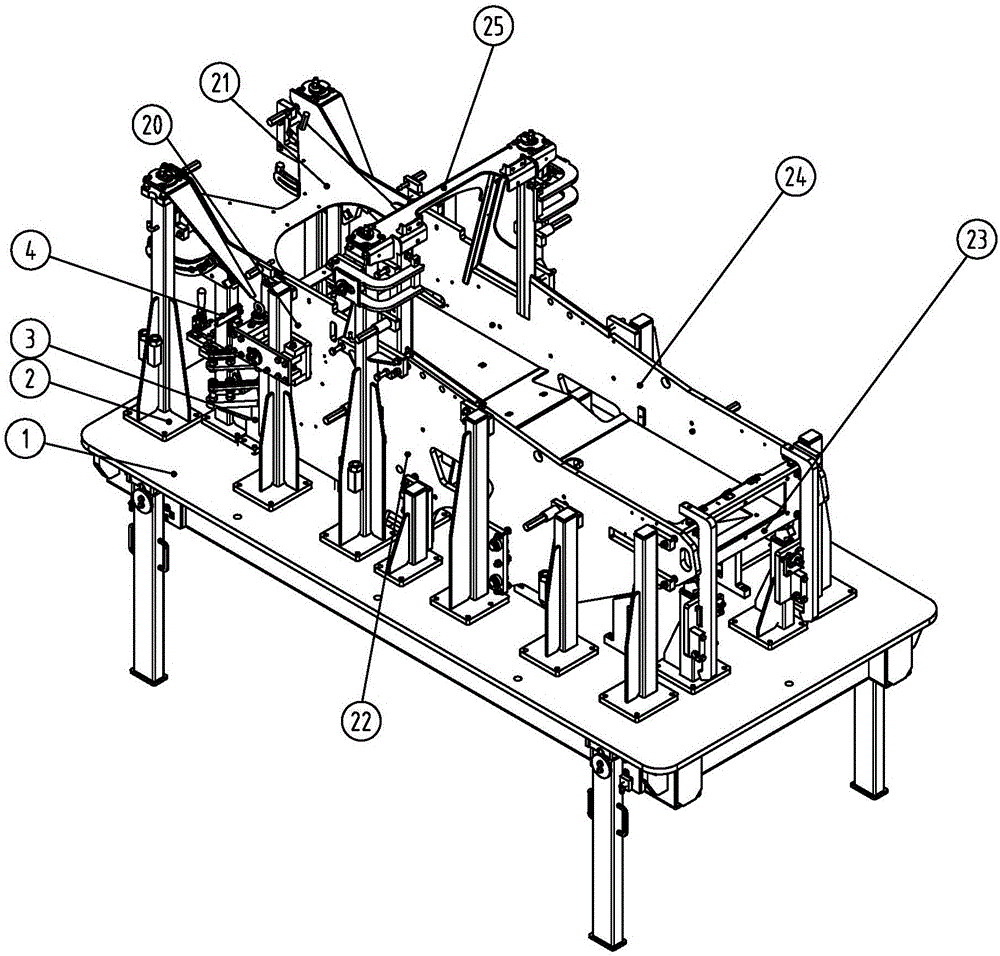 压路机后车架专用焊接工装的制作方法与工艺