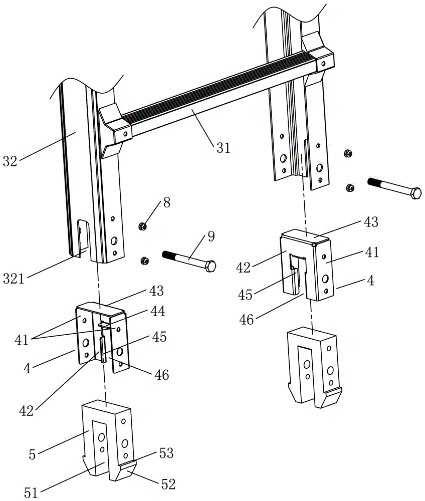 多功能伸缩梯的支撑脚管连接结构的制作方法与工艺