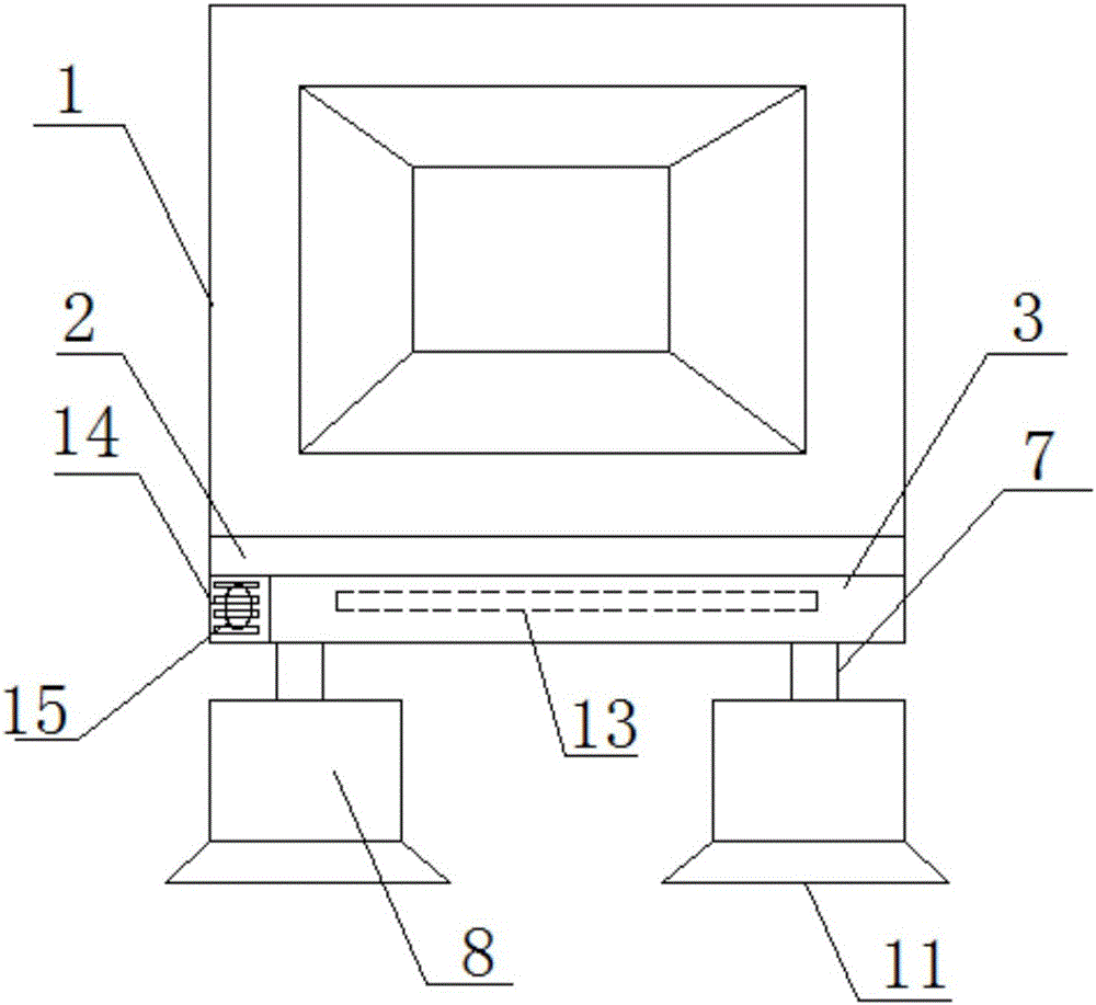 一种放置稳固的计算机显示屏的制作方法与工艺