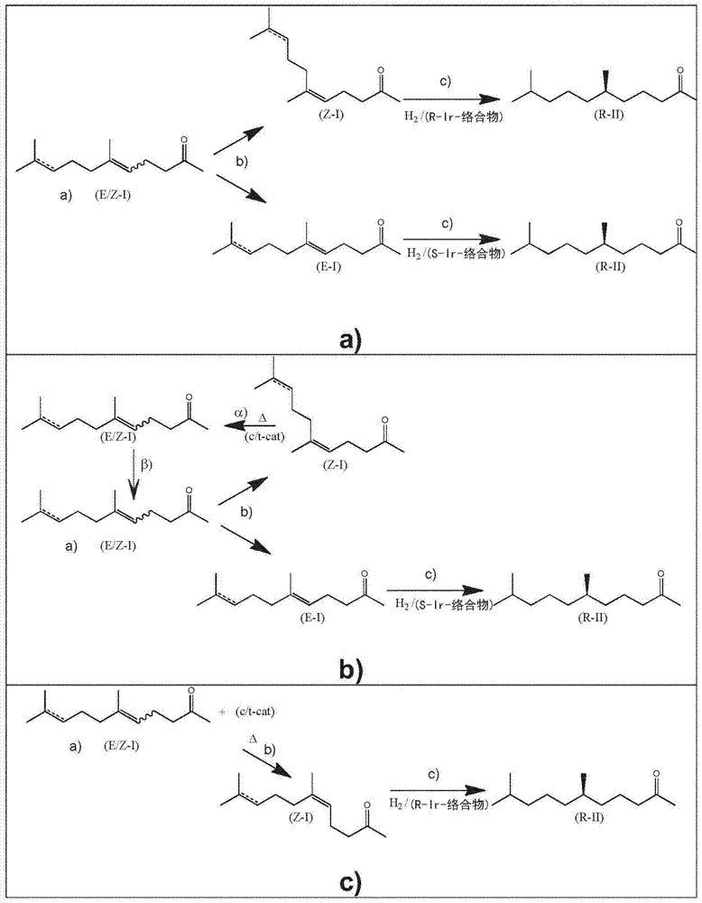 由6,10?二甲基十一碳?5?烯?2?酮或6,10?二甲基十一碳?5,9?二烯?2?酮制備的(6R,10R)?6,10,14?三甲基十五烷?2?酮的制作方法與工藝
