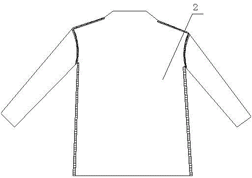 一種病人用拼接衣服的制作方法與工藝