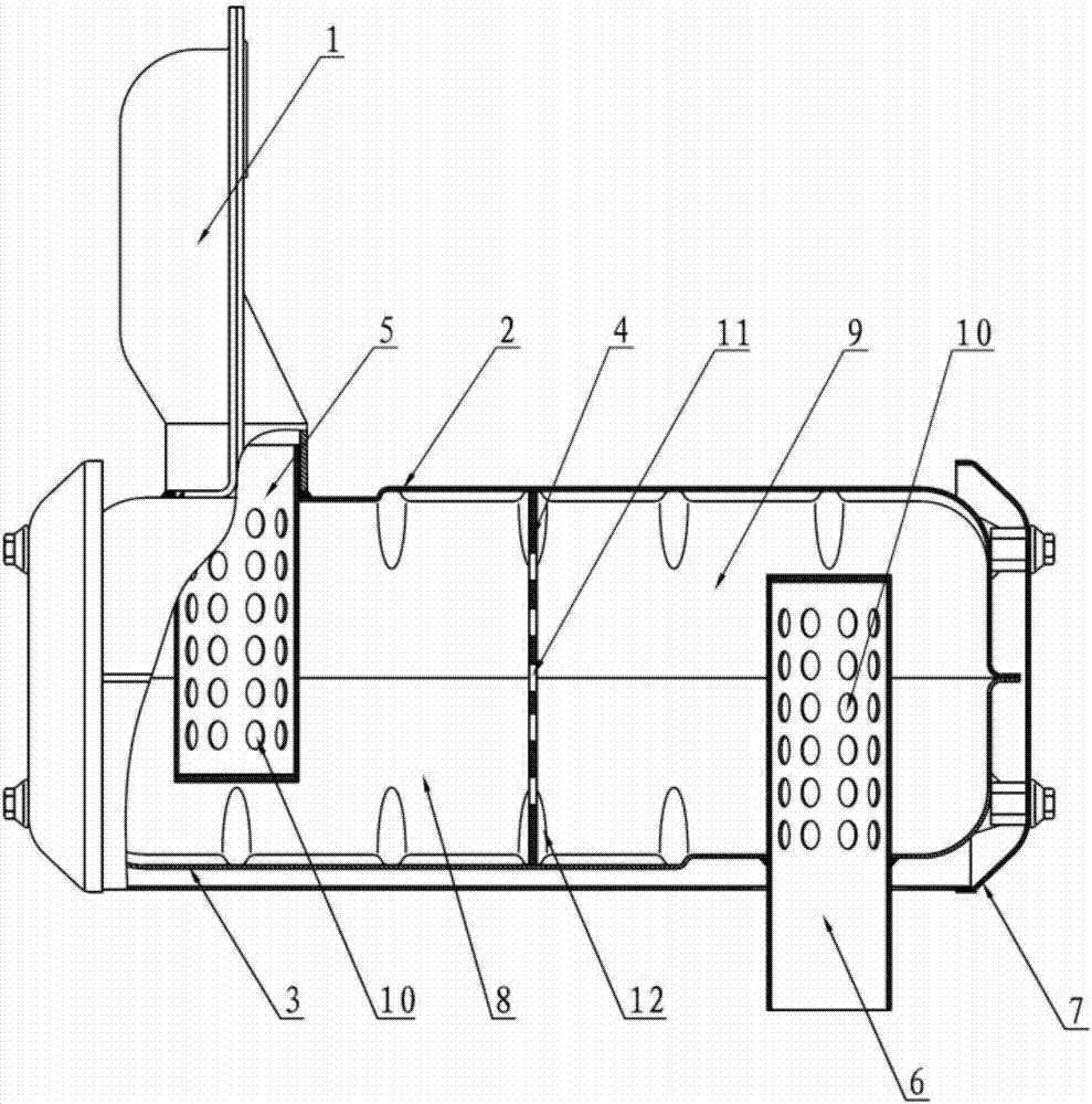 一種柴油機節能消聲器的製作方法