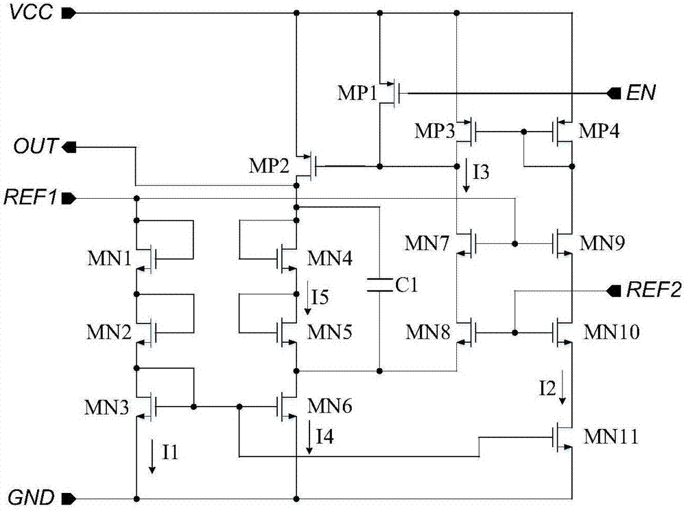 一種低壓差線性穩(wěn)壓電路的制作方法與工藝