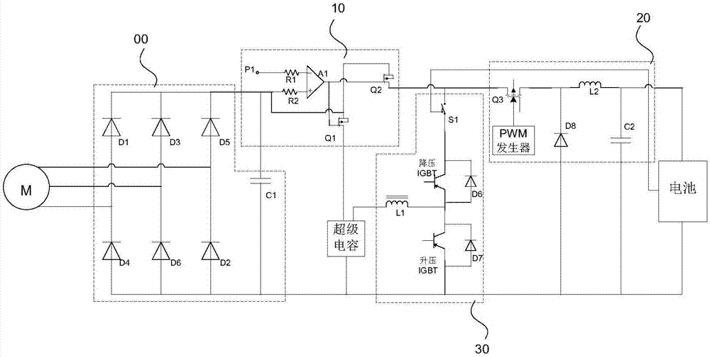 一種用于電動汽車不可控發(fā)電的電池保護電路的制作方法與工藝