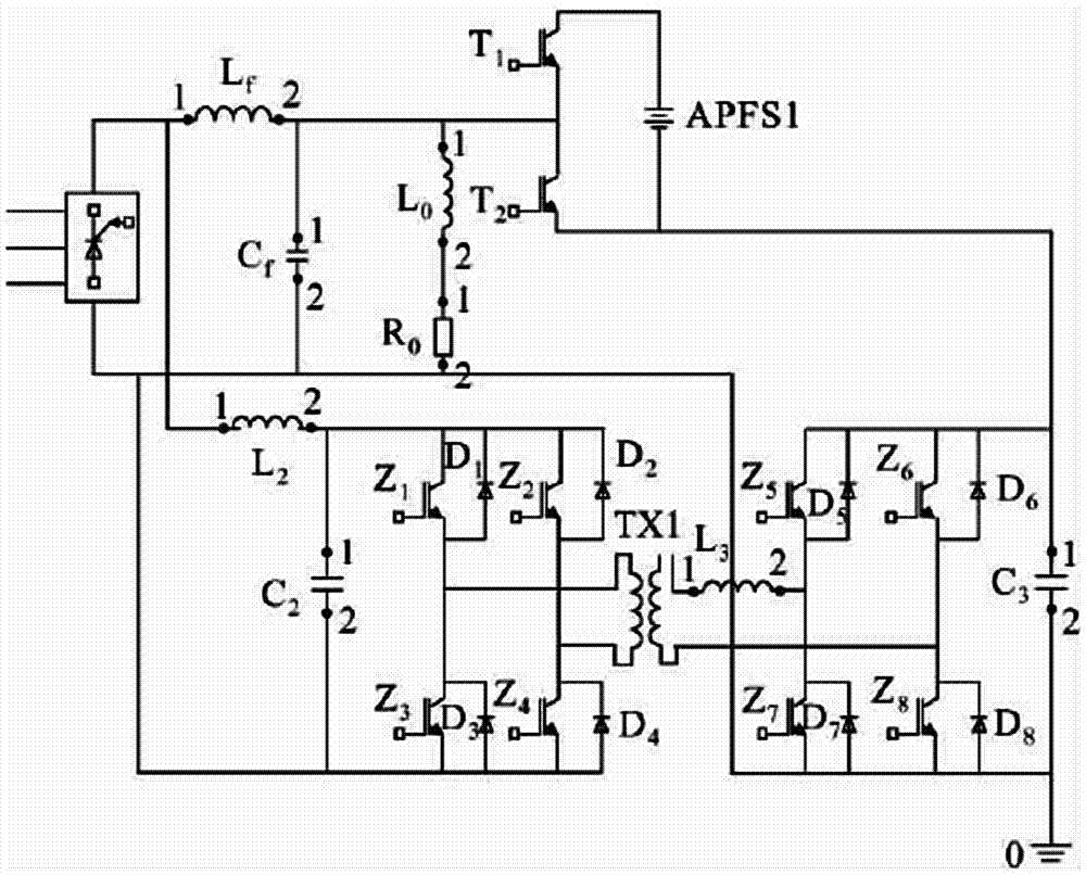 有源电力滤波器中双向快速充放电DC-DC变换器的制作方法与工艺