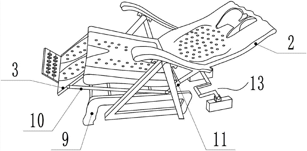 人体模型躺摇椅的制作方法与工艺