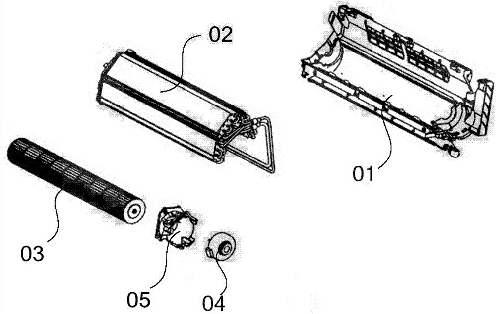 一種空調(diào)器風(fēng)機(jī)、空調(diào)器及裝配方法與流程