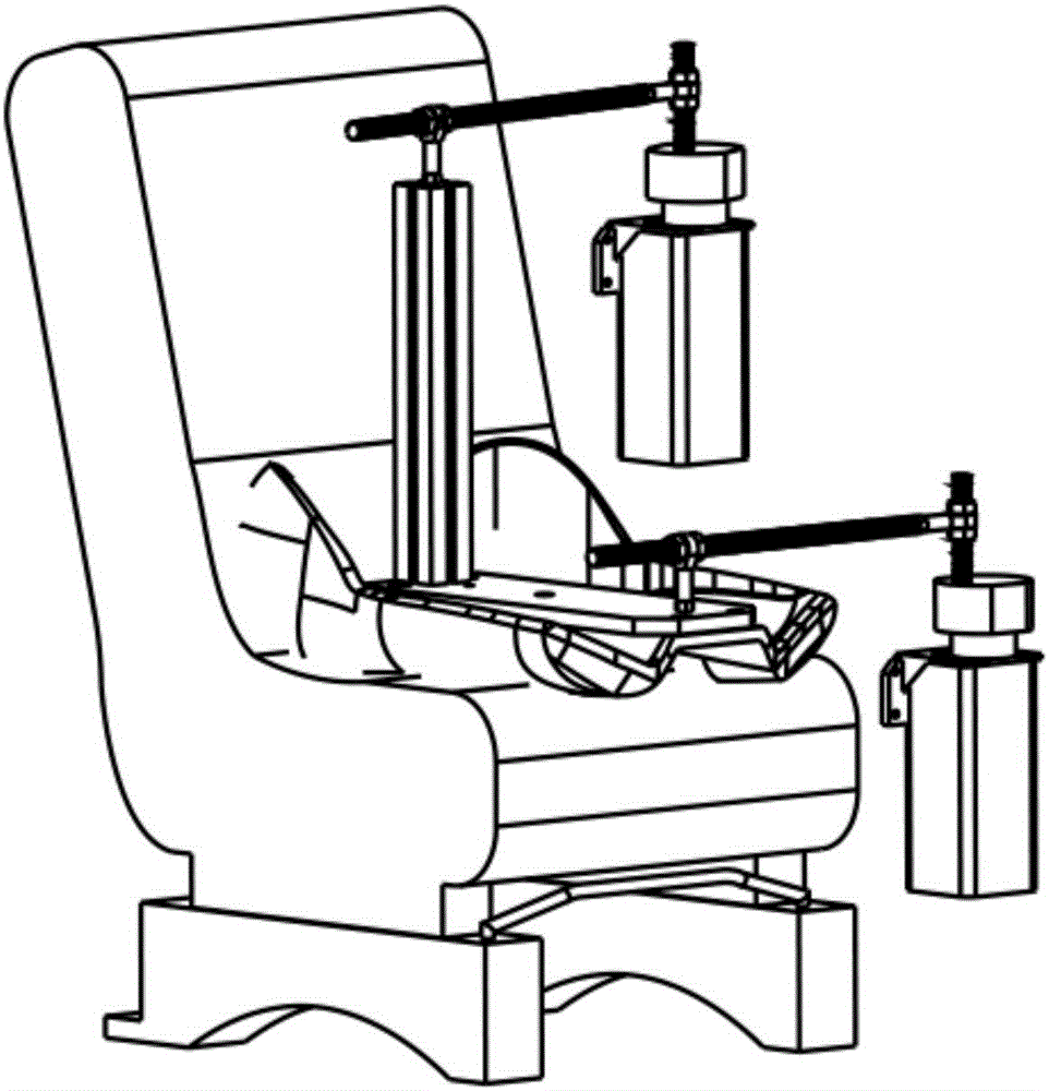 一种座椅下沉和松弛试验装置的制作方法