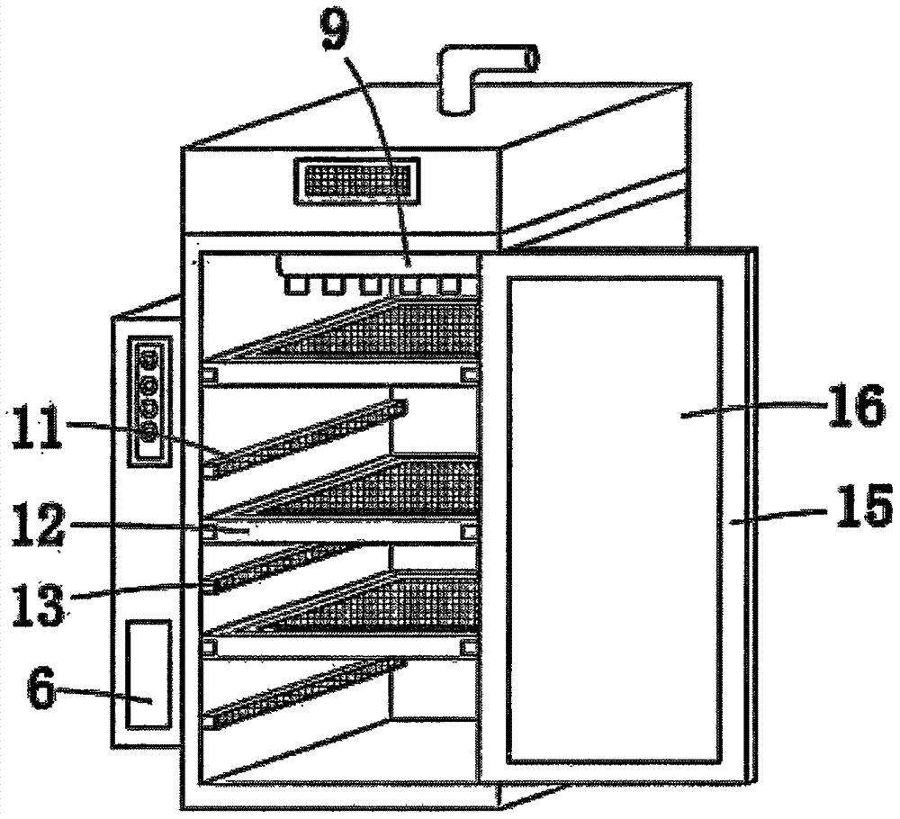 谷物烘干机结构图图片