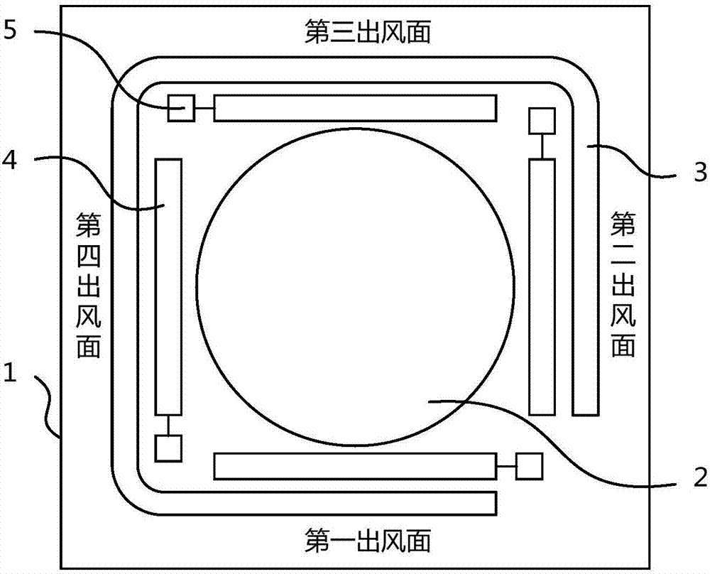 天井式空调器出风控制系统及方法与流程