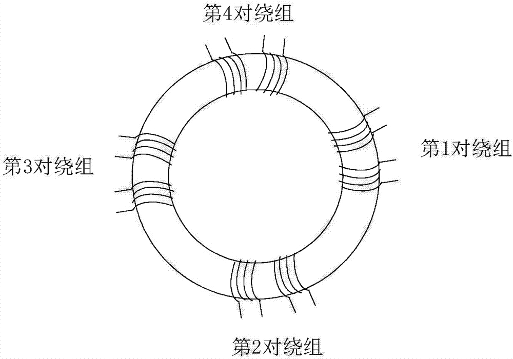 一種多頻道中頻變壓器的制作方法與工藝