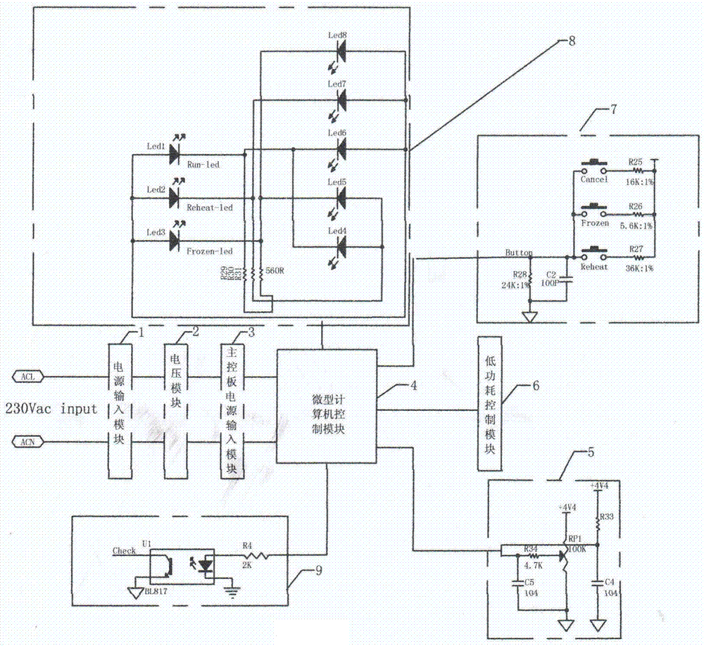 能实现精确控温控时面包烘烤机控制系统的制作方法