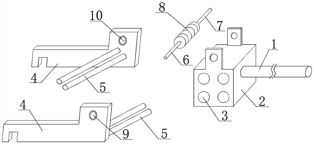可调卡槽宽度的闸刀操作杆的制作方法与工艺