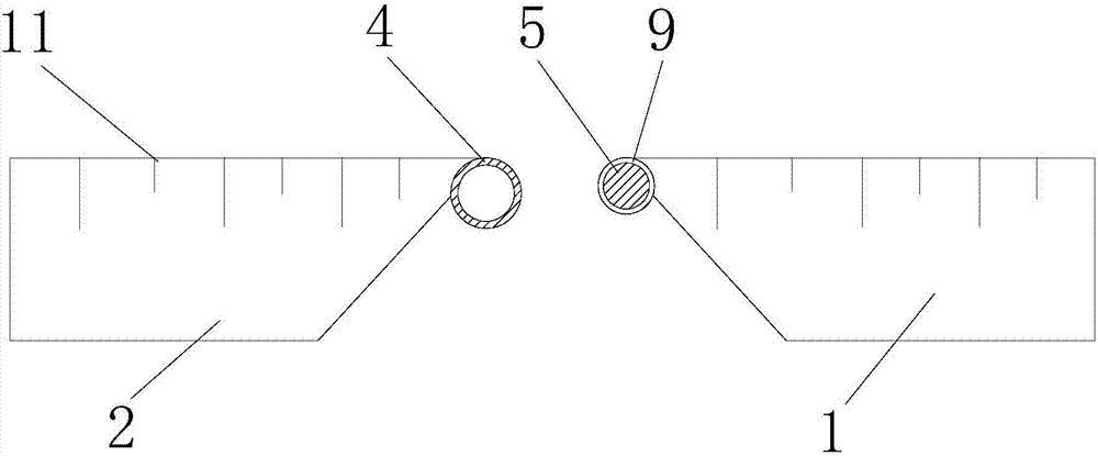 一种用于应用数学教学中的绘图尺的制作方法与工艺