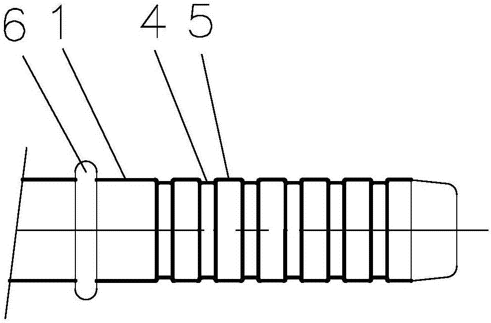 油冷管扣壓連接接頭結(jié)構(gòu)的制作方法與工藝