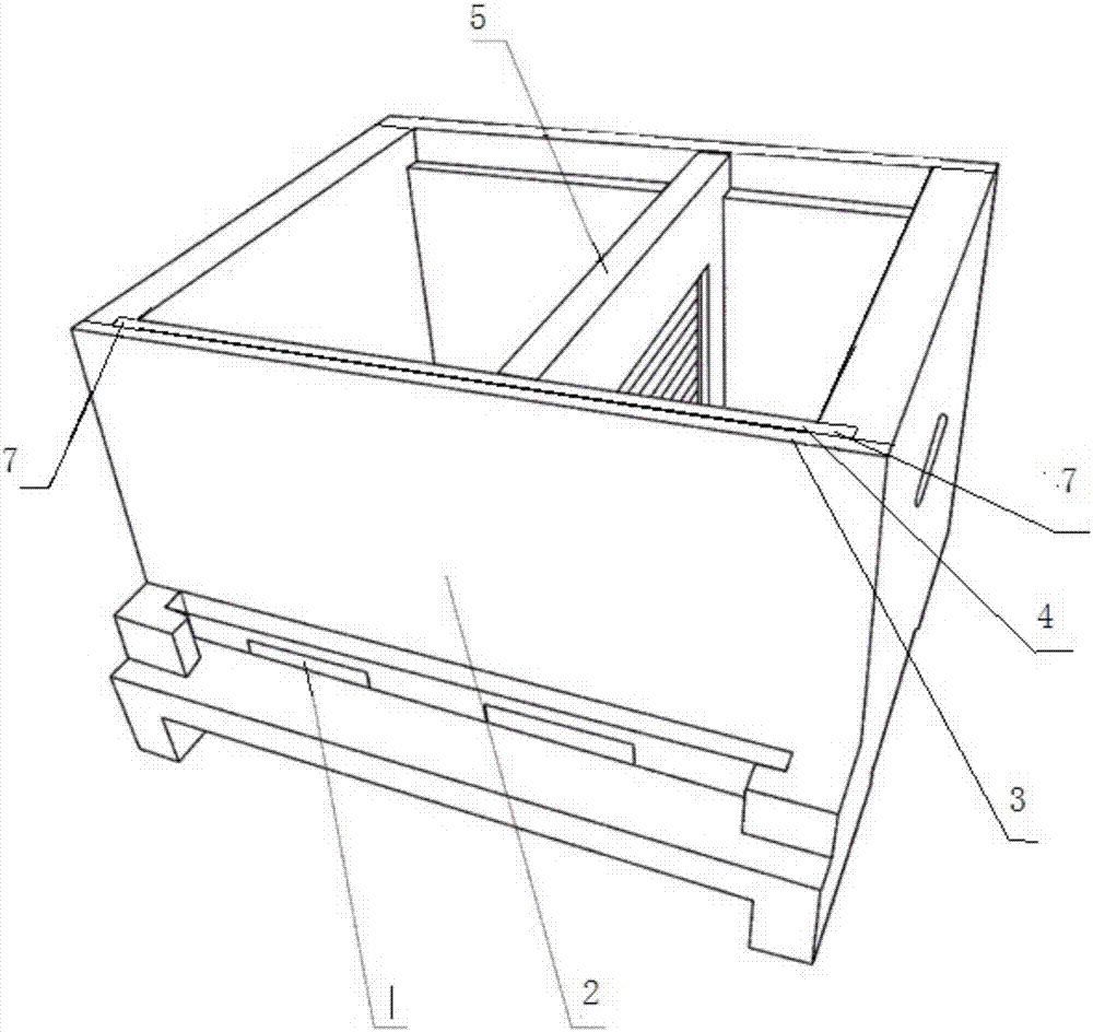 一種城市用可透視蜂箱的制作方法與工藝