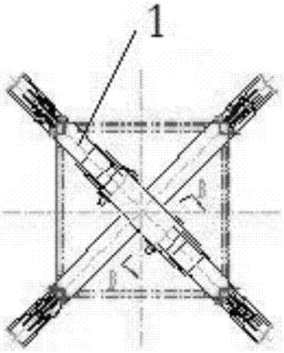 塔式起重机折叠式十字梁结构的制作方法与工艺
