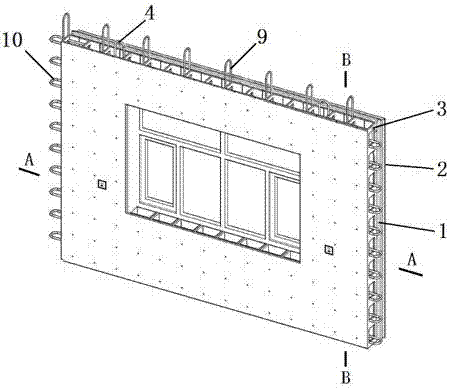 预制装配式钢板仓混凝土结构夹心保温复合墙体及连接件的制作方法与工艺