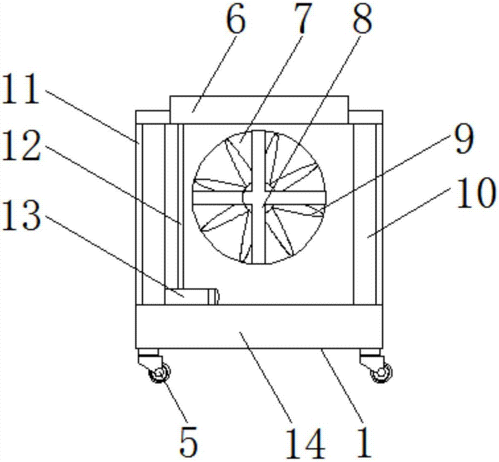 一種具有濕簾拆裝結(jié)構(gòu)的蒸發(fā)式冷氣機(jī)的制作方法與工藝