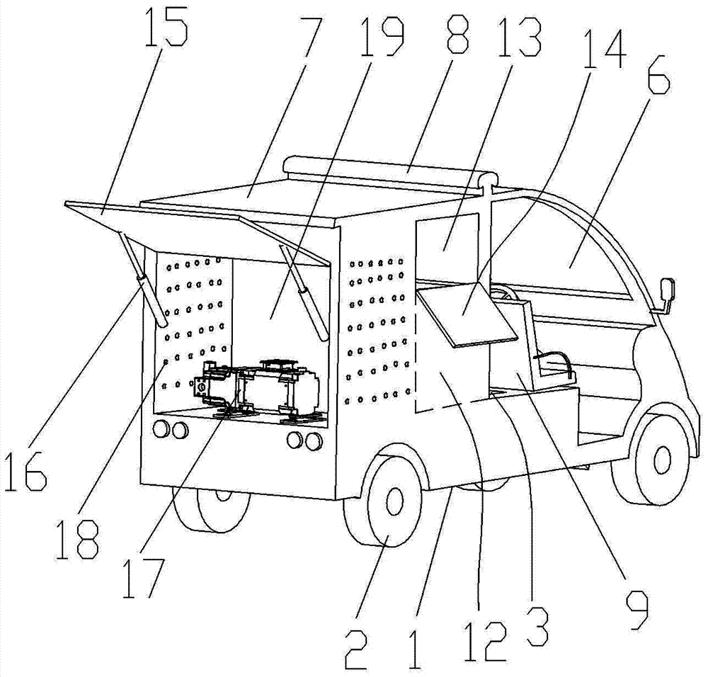 一種電動消防巡邏車的制作方法與工藝