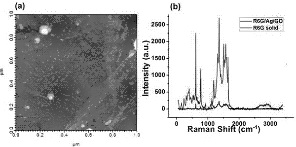一种纳米银/石墨烯衍生物表面增强拉曼基体的制备方法与流程