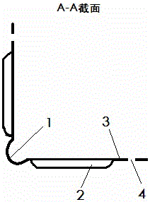 石墨制品包装用钢制护角的制作方法与工艺