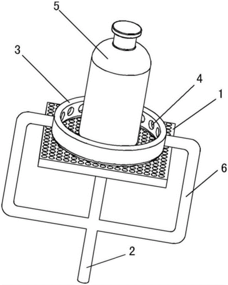 一种数控制瓶机生产的冷却瓶底装置的制作方法
