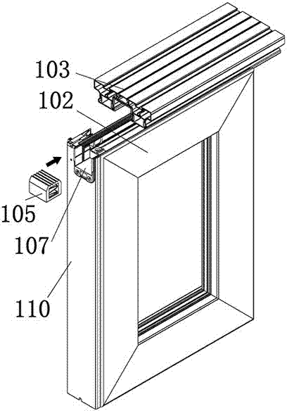 背景技术:在建筑铝合金门窗中,无障碍提升推拉门具有不占用室内外空间
