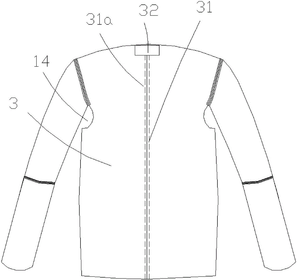 医用偏瘫患者多功能病员服的制作方法与工艺