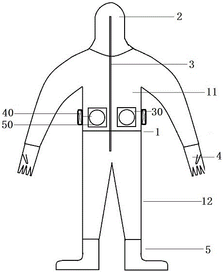 一种自供气式防蜂服的制作方法与工艺