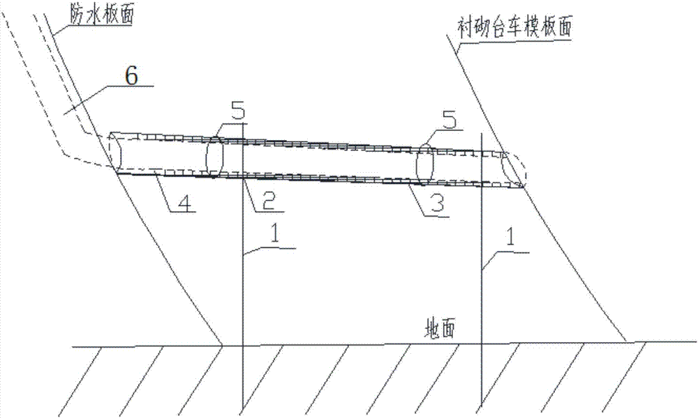 一種隧道內(nèi)襯砌邊墻上排水盲管出口安裝裝置的制作方法