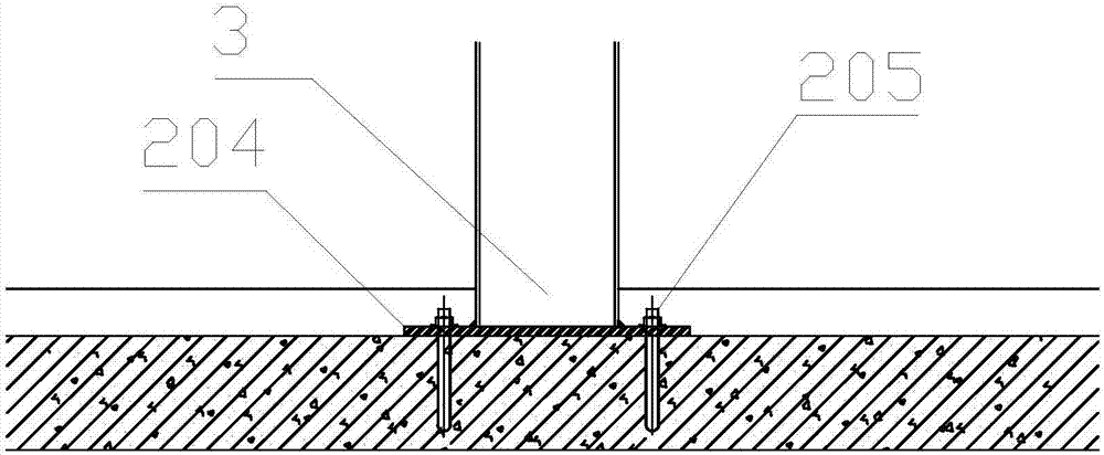 用于钢结构的超高大跨轻质隔墙的弹性连接结构的制作方法与工艺