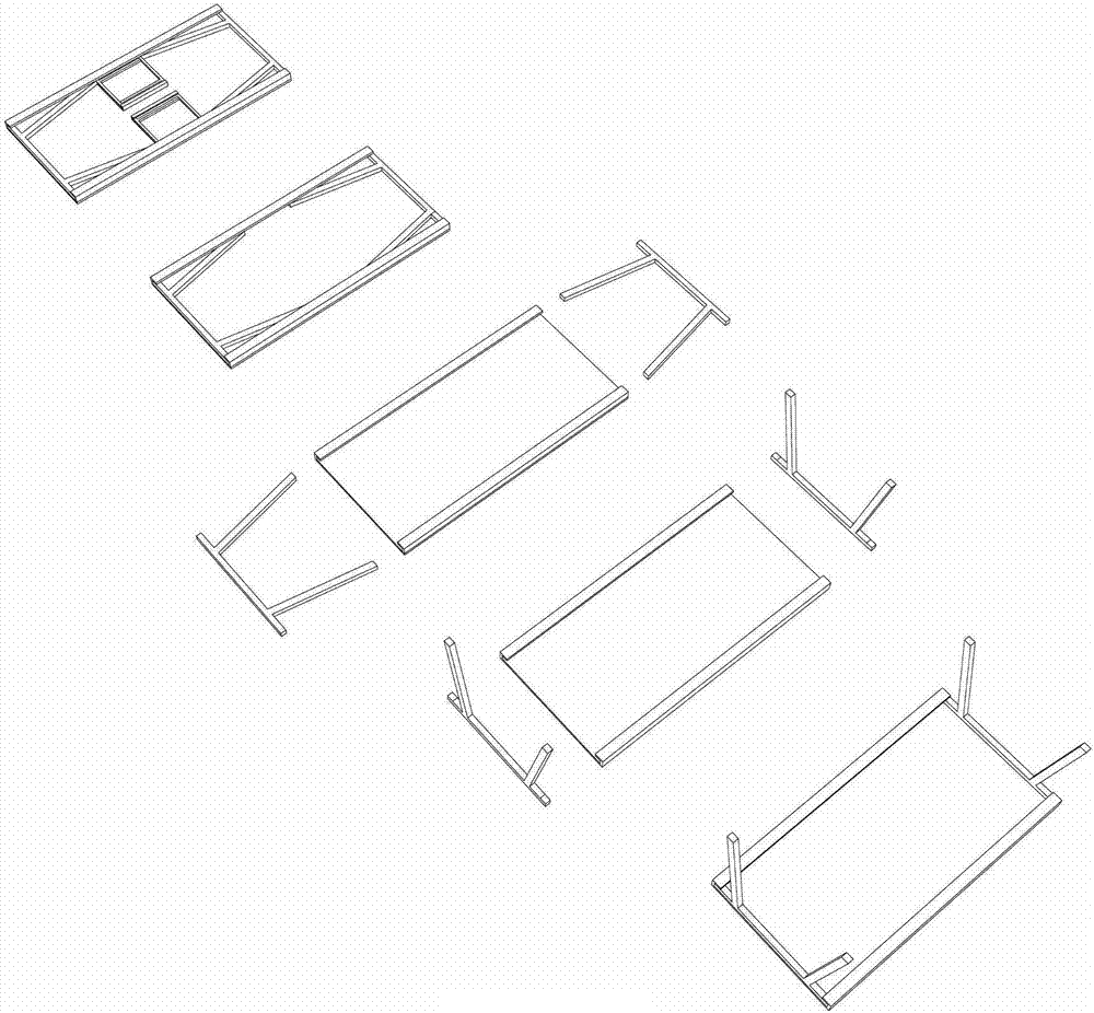 一種空間節(jié)省型組裝桌椅的制作方法與工藝