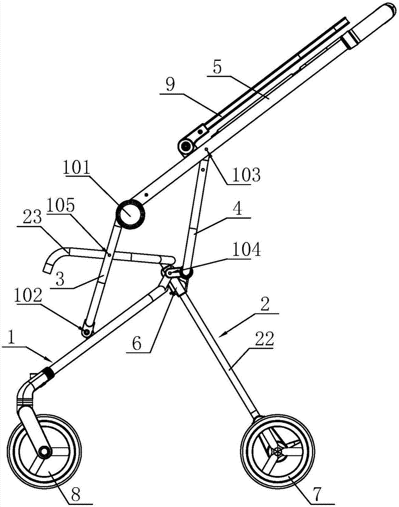 一種兒童推車的制作方法與工藝