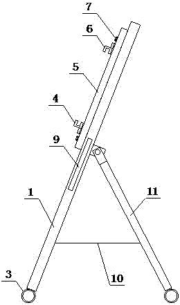 一種美術(shù)繪畫(huà)便攜支架的制作方法與工藝
