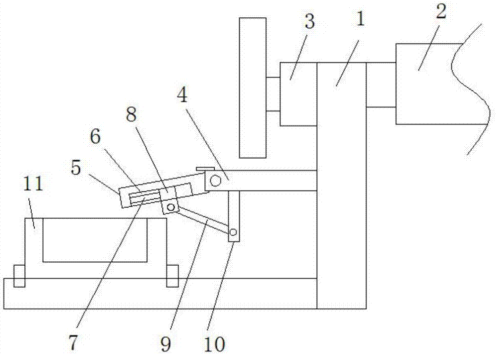 一種木質(zhì)地板加工中用縱向鋸邊機(jī)的制作方法與工藝