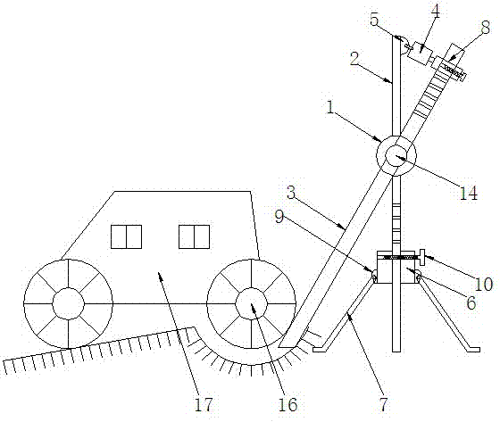 一種輪車陷坑救助裝置的制作方法