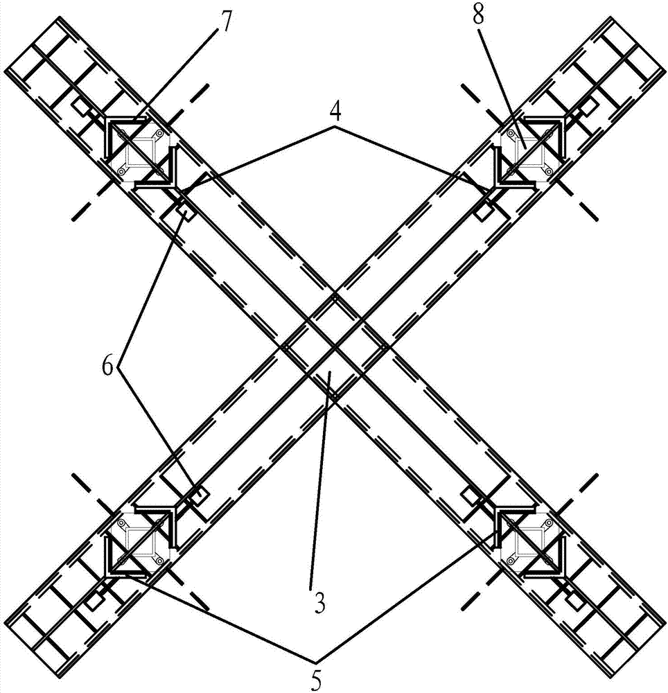 一種塔吊轉(zhuǎn)換平臺的制作方法與工藝