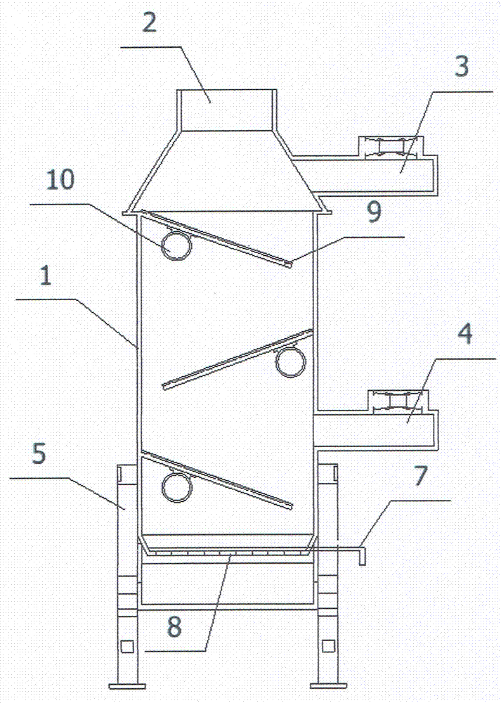 一种电动式饲料冷却塔的制作方法与工艺