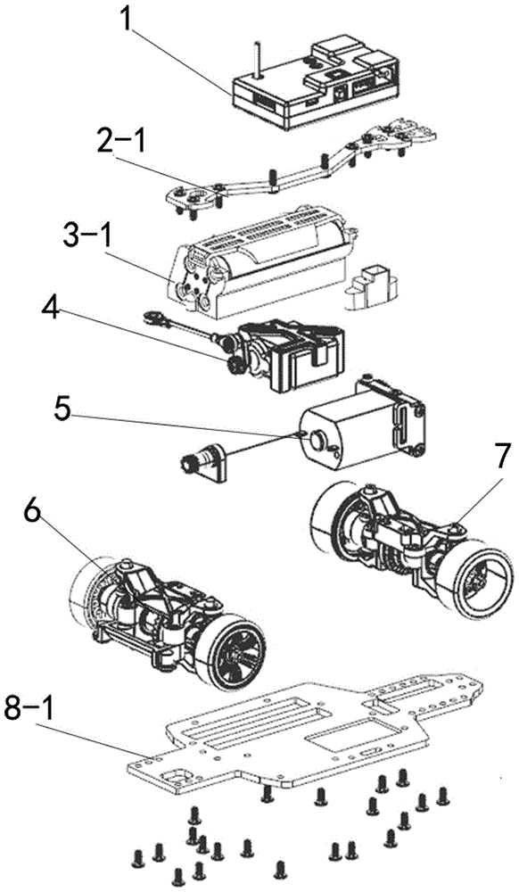一种小比例遥控模型车的结构的制作方法与工艺