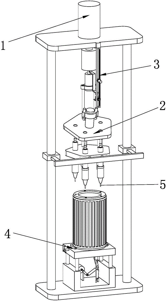 一种电机壳钻孔机的定位装置的制作方法