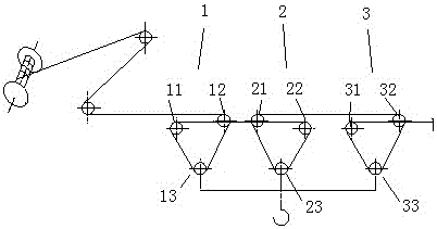 新型三小车绕绳轮系的制作方法与工艺