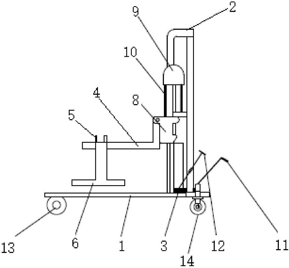 电子秤专用液压搬运车的制作方法与工艺