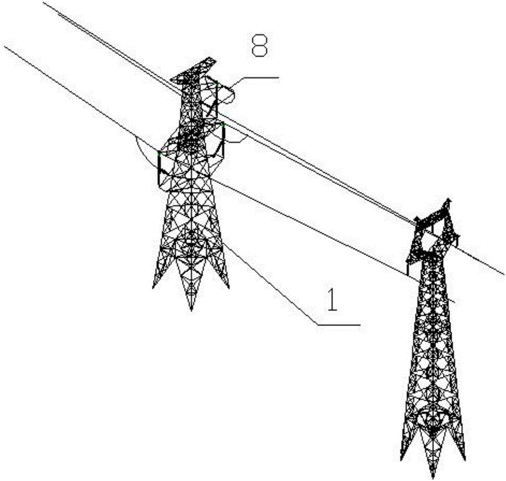 一种单回架空输电线路电缆T接引下耐张塔的制作方法与工艺