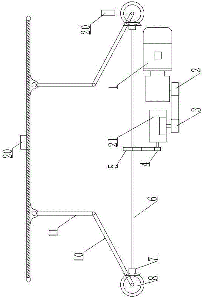 一種車(chē)庫(kù)門(mén)自動(dòng)開(kāi)閉裝置的制作方法